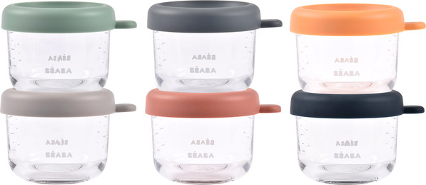 Изображение товара Набор контейнеров для детского питания Beaba Color Mix 914015 (150мл, 6шт)