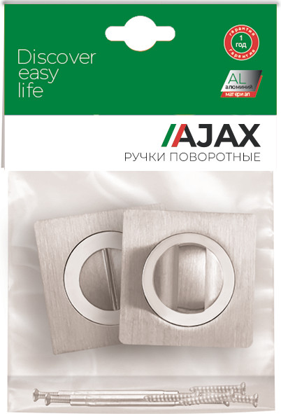 Изображение товара Фиксатор дверной защелки Ajax furniture K.JK51 BK6 SSC-16 (сатин/хром)
