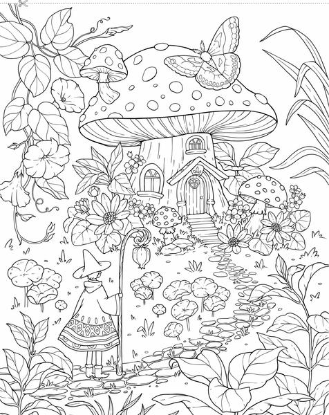 Изображение товара Раскраска-антистресс АСТ Волшебный сад (Старцева Анна 9785171562144)