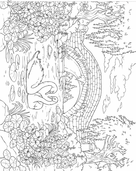 Изображение товара Раскраска-антистресс АСТ Волшебный сад (Старцева Анна 9785171562144)