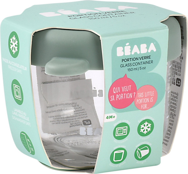 Изображение товара Контейнер для детского питания Beaba Sage Green Portion Verre 914018