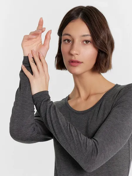 Изображение товара Термокофта Mark Formelle 602332 (р.164/170-84-90, меланж темно-серый 4348-F)