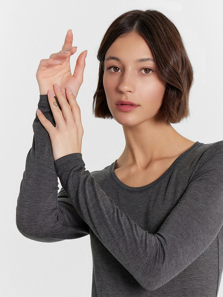 Изображение товара Термокофта Mark Formelle 602332 (р.164/170-100-106, меланж темно-серый 4348-F)