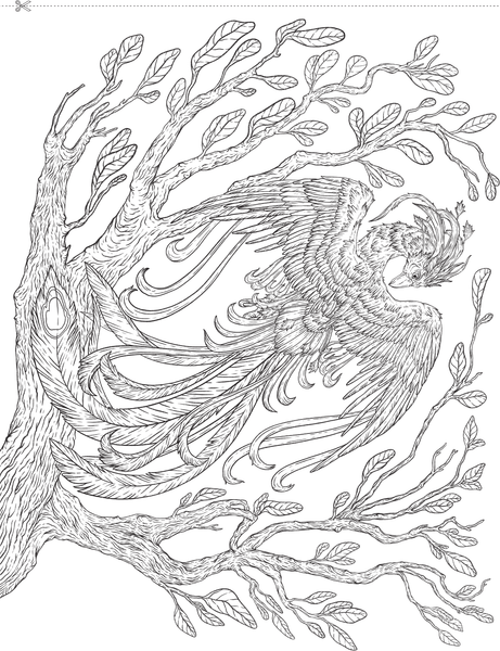 Изображение товара Раскраска-антистресс АСТ Сказочный бестиарий (Курчева Виктория 9785171562175)