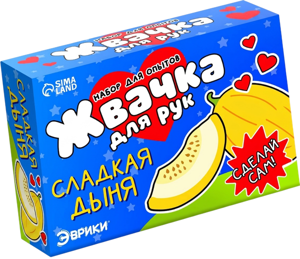Изображение товара Набор для создания слайма Эврики Жвачка для рук. Сладкая дыня / 9437176