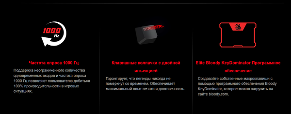 Изображение товара Клавиатура A4Tech Bloody S520N (черный)