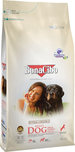 Изображение товара Сухой корм для собак BonaCibo Для активных взрослых собак всех пород курица (15кг)