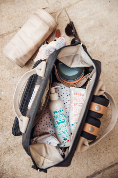 Изображение товара Сумка для коляски Beaba Sac Wellington Dark Heath Grey 940328