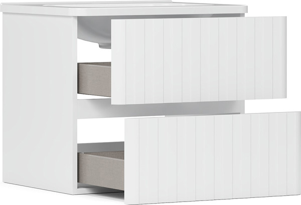 Изображение товара Тумба под умывальник Belux Осло НП 60-02 (18, белый матовый)