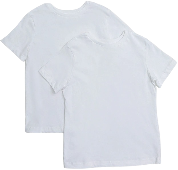 Изображение товара Комплект футболок детских Mark Formelle 113379-2 (р.122-60, белый)