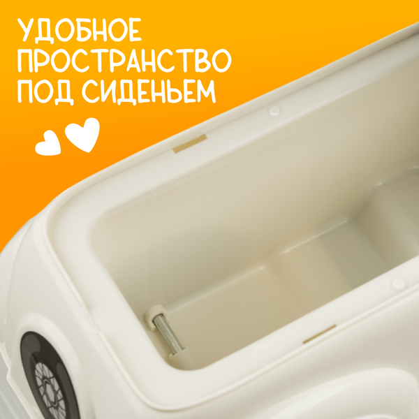 Изображение товара Каталка детская NINO 1988 (белый)