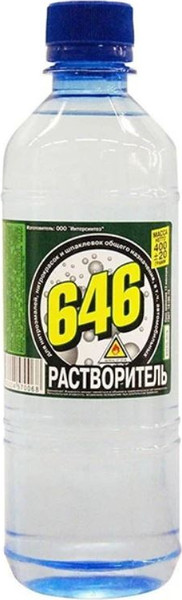 Изображение товара Растворитель Интерсинтез 646 ПЭТ (500мл)