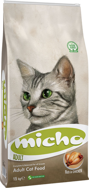 Изображение товара Сухой корм для кошек Micho Premiun Для взрослых кошек всех пород курица (15кг)