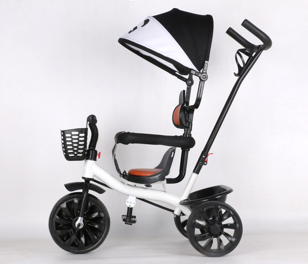 Изображение товара Трехколесный велосипед с ручкой NINO 818 (белый)