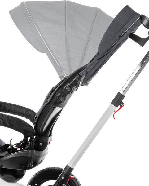 Изображение товара Трехколесный велосипед с ручкой NINO 6688 (серый)