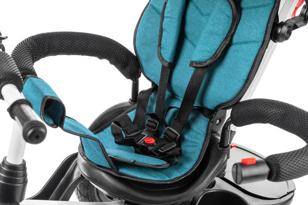 Изображение товара Трехколесный велосипед с ручкой NINO 6688 (зеленый)