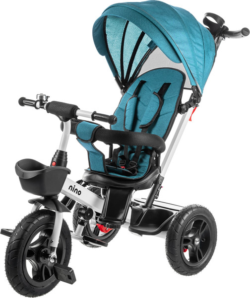 Изображение товара Трехколесный велосипед с ручкой NINO 6688 (зеленый)