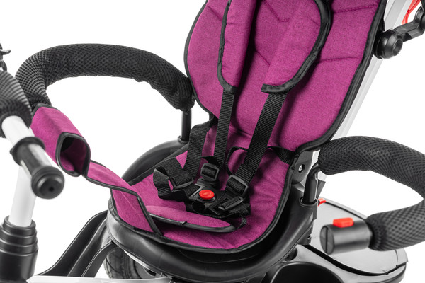 Изображение товара Трехколесный велосипед с ручкой NINO 6688 (красный)