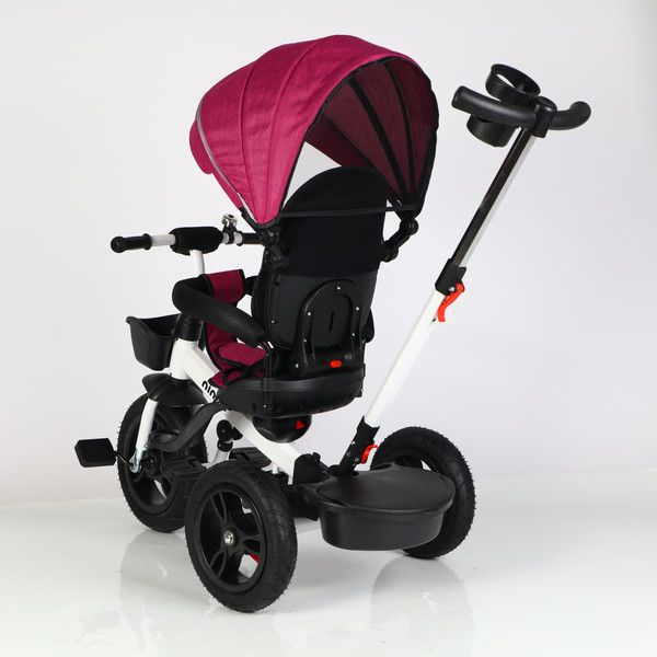 Изображение товара Трехколесный велосипед с ручкой NINO 6688 (красный)