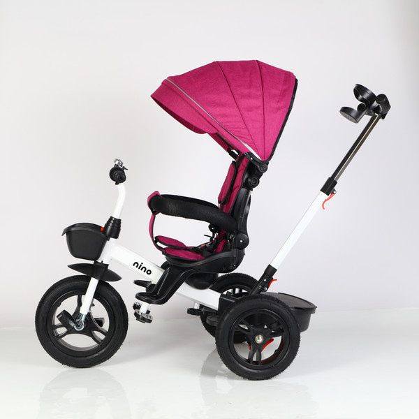 Изображение товара Трехколесный велосипед с ручкой NINO 6688 (красный)