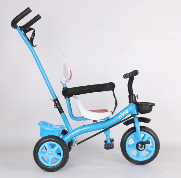 Изображение товара Трехколесный велосипед с ручкой NINO K98 (синий)