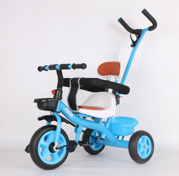 Изображение товара Трехколесный велосипед с ручкой NINO K98 (синий)