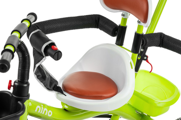 Изображение товара Трехколесный велосипед с ручкой NINO K98 (зеленый)