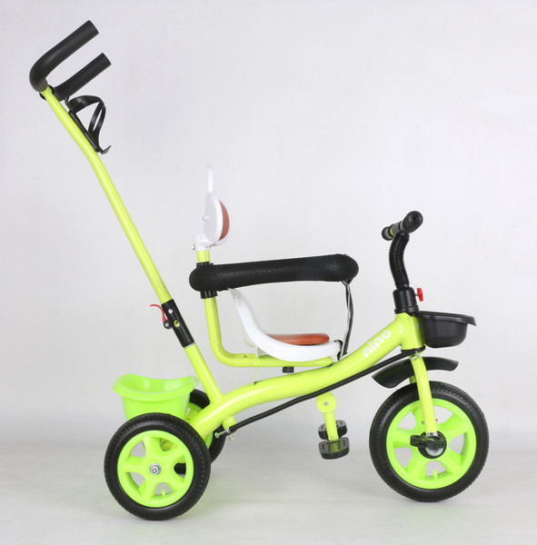 Изображение товара Трехколесный велосипед с ручкой NINO K98 (зеленый)