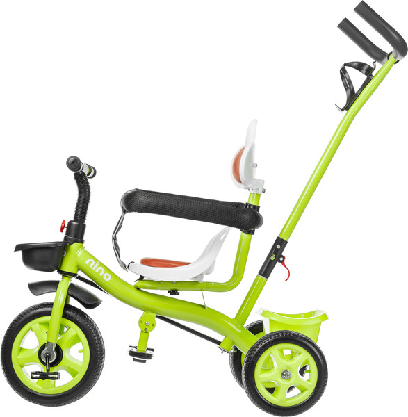 Изображение товара Трехколесный велосипед с ручкой NINO K98 (зеленый)
