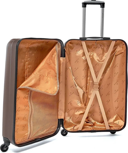 Изображение товара Чемодан на колесах L'case Krabi BCP-1202 (L, кофе)