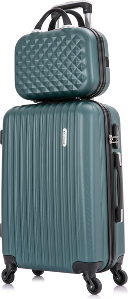 Изображение товара Чемодан на колесах L'case Krabi BCP-1202 13212 (M, темно-зеленый)