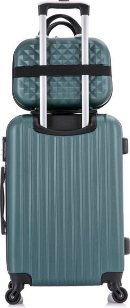 Изображение товара Чемодан на колесах L'case Krabi BCP-1202 13212 (M, темно-зеленый)