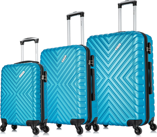 Изображение товара Чемодан на колесах L'case New-Delhi BCP-1205 7468# (M, светло-синий)