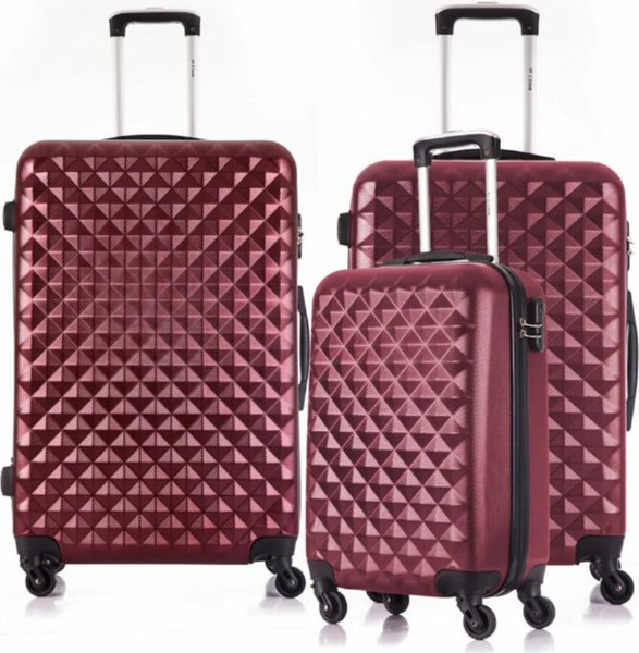 Изображение товара Чемодан на колесах L'case Phatthaya BCP-1202 (L, винный)