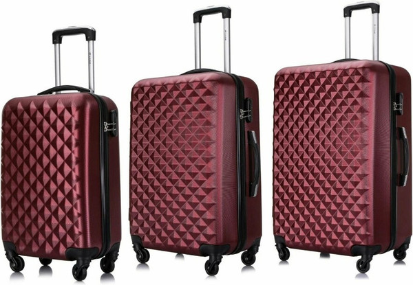 Изображение товара Чемодан на колесах L'case Phatthaya BCP-1202 (L, винный)