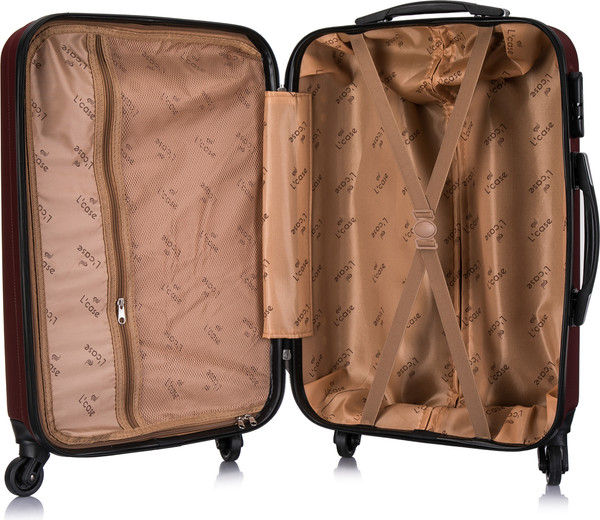 Изображение товара Чемодан на колесах L'case Phatthaya BCP-1202 (L, винный)
