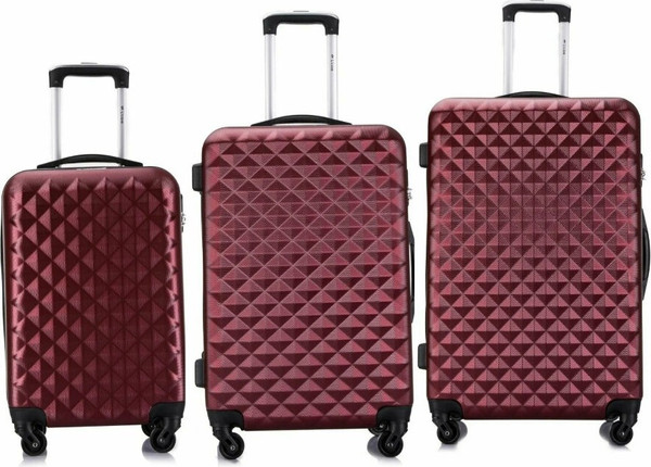 Изображение товара Чемодан на колесах L'case Phatthaya BCP-1202 (L, винный)