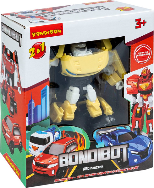 Изображение товара Робот-трансформер Bondibon Джип 2в1 / ВВ6549 (желтый)