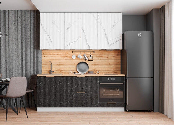 Изображение товара Шкаф под мойку ДСВ Монца СМ 600 (мрамор арктик)