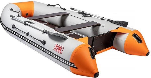 Изображение товара Надувная лодка Тонар Алтай 320L (оранжевый/белый)