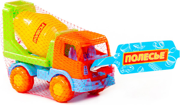 Изображение товара Бетоновоз игрушечный Полесье Тема / 61090 (оранжевый)