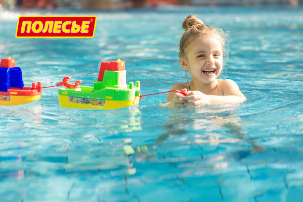 Изображение товара Катер игрушечный Полесье Паром Лагуна / 61182 (синий/голубой)