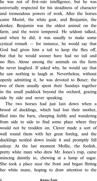 Изображение товара Книга АСТ Animal Farm, мягкая обложка (Оруэлл Джордж)