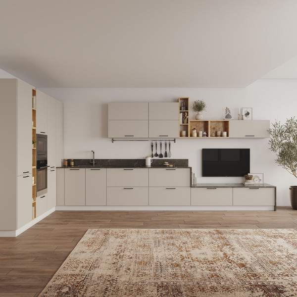 Изображение товара Шкаф навесной для кухни ДСВ Фортуна П 500 (бежевый)