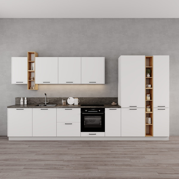 Изображение товара Шкаф навесной для кухни ДСВ Фортуна П 500 (белый)