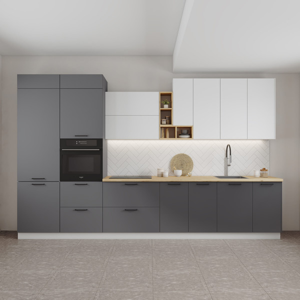 Изображение товара Шкаф навесной для кухни ДСВ Фортуна П 500 (графит)