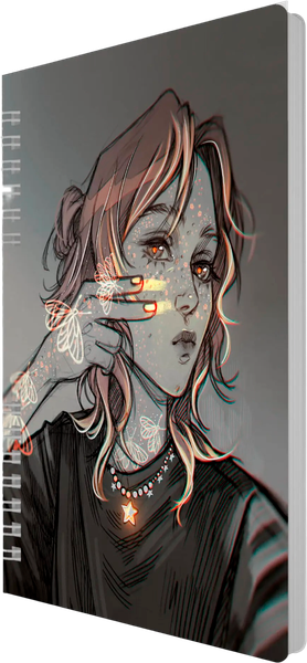 Изображение товара Тетрадь Listoff My Notes. MadnessMalina-1 / ТПМН596146 (96л)