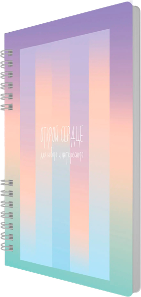 Изображение товара Тетрадь Listoff My Notes. Открой сердце / ТПМН596148 (96л)