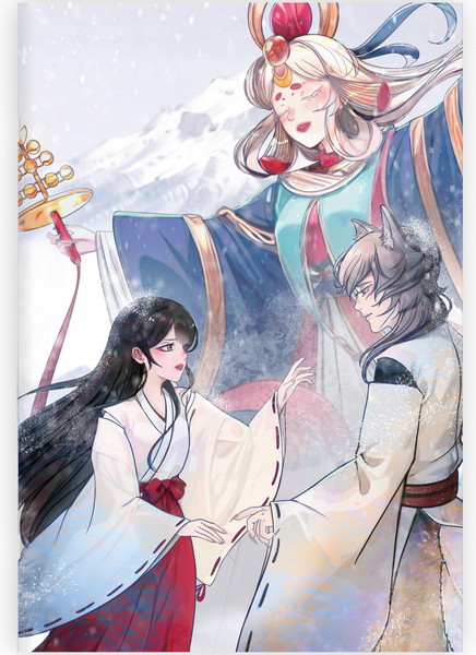 Изображение товара Тетрадь Listoff Simply. Алая зима / ТПС460157 (60л)