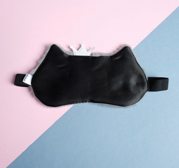 Изображение товара Маска для сна Svoboda Voli Кошечка / 4762435 (серый)